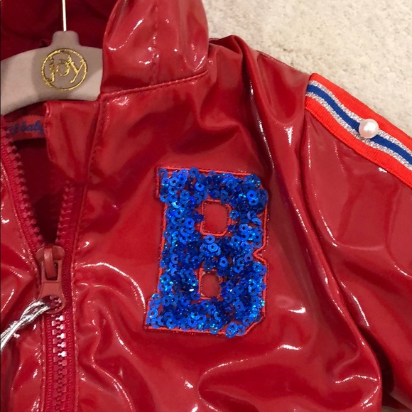 Red Patent leather jacket 18months - Picture 2 of 4